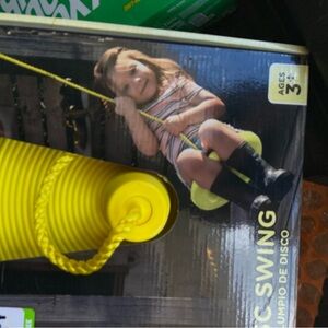 Disc swing you can hang from a tree or from a swingset